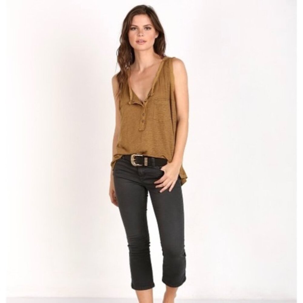 Free People Linen Traveler Tank